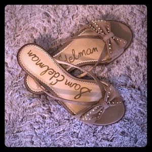 Sam Edelman Dariel Studded Sandal - Oatmeal